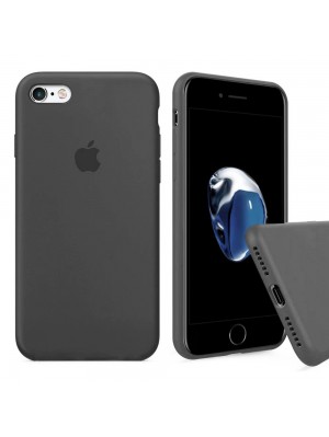 Чехол Silicone Case Full Cover iPhone 7/8 Copy Dark Grey (15)