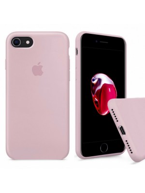 Чехол Silicone Case Full Cover iPhone 7/8 Copy Pink Sand (19)