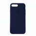 Чехол Silicone Case Full Cover iPhone 7/8 Plus Copy Dark Blue (8)