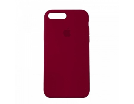 Чехол Silicone Case Full Cover iPhone 7/8 Plus Copy Rose Red (37)