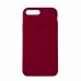 Чехол Silicone Case Full Cover iPhone 7/8 Plus Copy Rose Red (37)