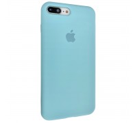 Чехол Silicone Case Full Cover iPhone 7/8 Plus Copy Sea Blue (21)