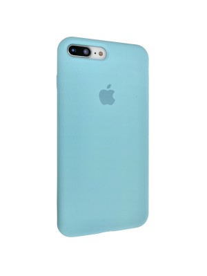 Чехол Silicone Case Full Cover iPhone 7/8 Plus Copy Sea Blue (21)