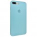 Чехол Silicone Case Full Cover iPhone 7/8 Plus Copy Sea Blue (21)