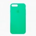 Чехол Silicone Case Full Cover iPhone 7/8 Plus Copy Spearmint (47)