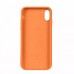 Чехол Silicone Case Full Cover iPhone X/XS Copy Apricot (2)