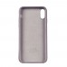 Чехол Silicone Case Full Cover iPhone X/XS Copy Lavender (7)