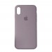 Чехол Silicone Case Full Cover iPhone X/XS Copy Lavender (7)