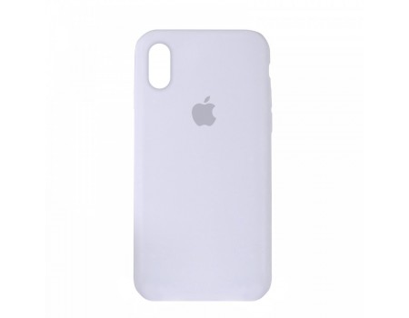 Чехол Silicone Case Full Cover iPhone X/XS Copy White (9)