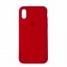 Чехол Silicone Case Full Cover iPhone X/XS Copy Red (14)