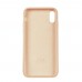 Чехол Silicone Case Full Cover iPhone X/XS Copy Pink Sand (19)