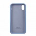 Чехол Silicone Case Full Cover iPhone X/XS Copy Cornflower (53)