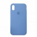 Чехол Silicone Case Full Cover iPhone X/XS Copy Cornflower (53)