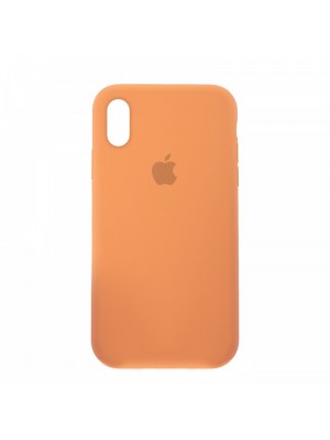 Чехол Silicone Case Full Cover iPhone X/XS Copy Papaya (49)