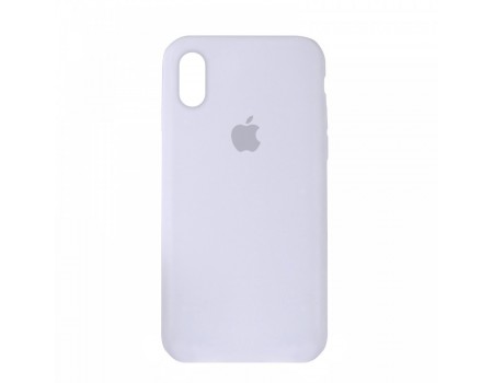 Чехол Silicone Case Full Cover iPhone XR Copy White (9)