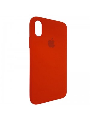 Чехол Silicone Case Full Cover iPhone XR Copy Red (14)