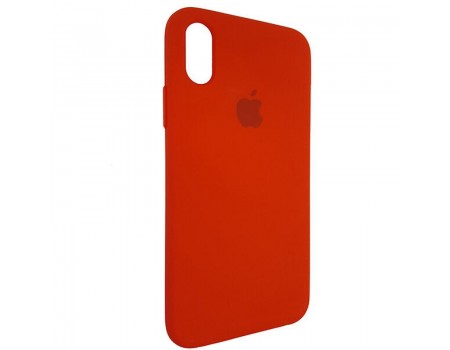 Чехол Silicone Case Full Cover iPhone XR Copy Red (14)