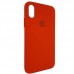 Чехол Silicone Case Full Cover iPhone XR Copy Red (14)