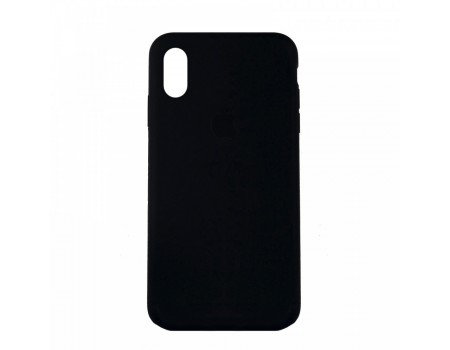 Чехол Silicone Case Full Cover iPhone XR Copy Black (18)