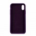 Чехол Silicone Case Full Cover iPhone XR Copy Grape (43)