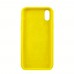 Чехол Silicone Case Full Cover iPhone XR Copy Canary Yellow (50)