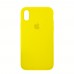 Чехол Silicone Case Full Cover iPhone XR Copy Canary Yellow (50)