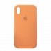 Чехол Silicone Case Full Cover iPhone XR Copy Papaya (49)