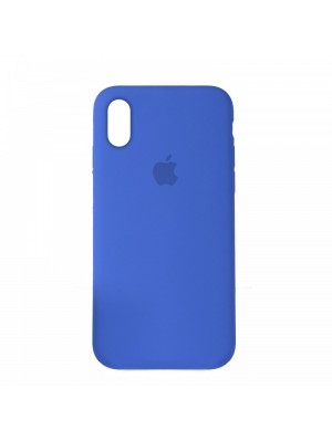 Чехол Silicone Case Full Cover iPhone XS Max Copy Royal Blue (3)