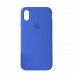 Чехол Silicone Case Full Cover iPhone XS Max Copy Royal Blue (3)