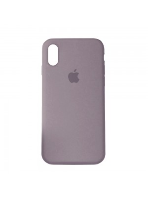 Чехол Silicone Case Full Cover iPhone XS Max Copy Lavender (7)