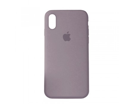 Чехол Silicone Case Full Cover iPhone XS Max Copy Lavender (7)