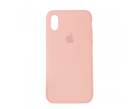 Чехол Silicone Case Full Cover iPhone XS Max Copy Pink (12)