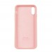 Чехол Silicone Case Full Cover iPhone XS Max Copy Pink (12)