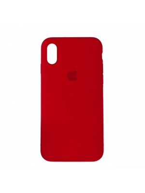 Чехол Silicone Case Full Cover iPhone XS Max Copy Red (14)