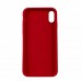 Чехол Silicone Case Full Cover iPhone XS Max Copy Red (14)