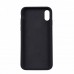 Чехол Silicone Case Full Cover iPhone XS Max Copy Dark Grey (15)