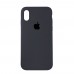 Чехол Silicone Case Full Cover iPhone XS Max Copy Dark Grey (15)