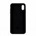 Чехол Silicone Case Full Cover iPhone XS Max Copy Black (18)