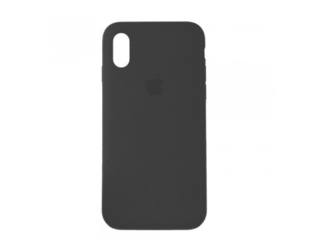 Чехол Silicone Case Full Cover iPhone XS Max Copy Coffee (22)