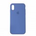 Чехол Silicone Case Full Cover iPhone XS Max Copy Azure (24)