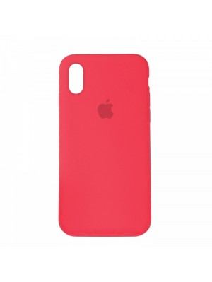 Чехол Silicone Case Full Cover iPhone XS Max Peach (30)