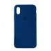 Чехол Silicone Case Full Cover iPhone XS Max Copy Cosmos Blue (46)