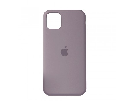 Чехол Silicone Case Full Cover iPhone 11 Copy Lavender (7)