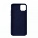 Чехол Silicone Case Full Cover iPhone 11 Copy Dark Blue (8)