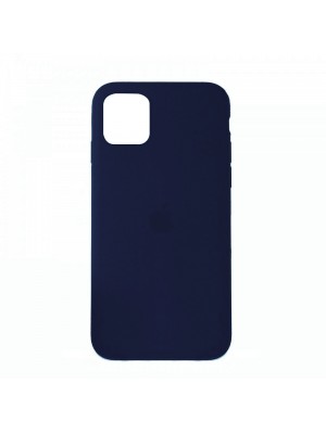 Чехол Silicone Case Full Cover iPhone 11 Copy Dark Blue (8)