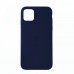 Чехол Silicone Case Full Cover iPhone 11 Copy Dark Blue (8)