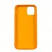 Чехол Silicone Case Full Cover iPhone 11 Copy Orange (13)