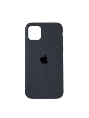 Чехол Silicone Case Full Cover iPhone 11 Copy Dark Grey (15)