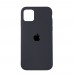 Чехол Silicone Case Full Cover iPhone 11 Copy Dark Grey (15)