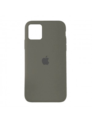 Чехол Silicone Case Full Cover iPhone 11 Copy Dark Olive (35)